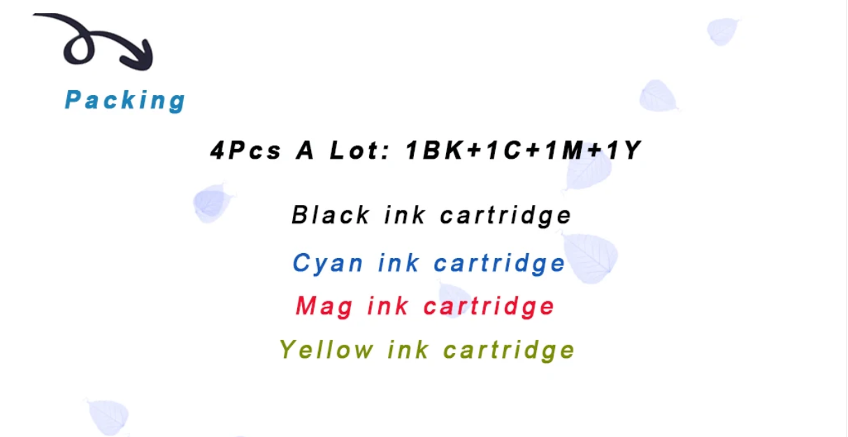for hp 670 4pcs Compatible ink cartridges Deskjet 3525 4615 4625 5525 6520 6525 printers cartridge for hp670 XL 670XL