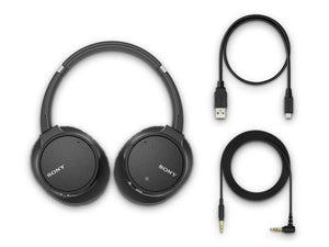 Sony WH-CH700N Wireless Bluetooth Noise Canceling Over the Ear Headphones with Alexa Voice Control – Black