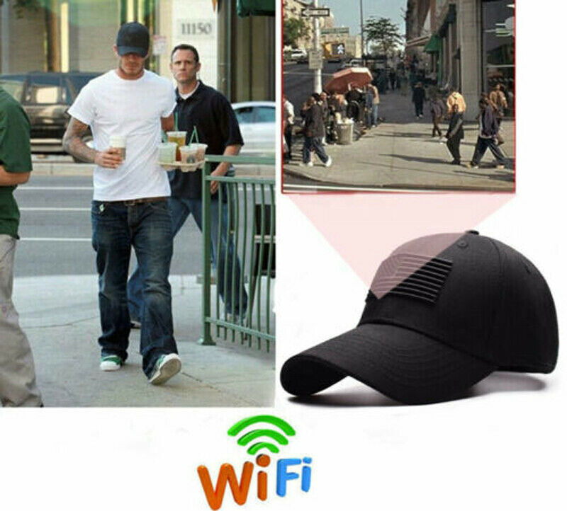 HD 4K Wireless WIFI P2P network camera Baseball cap hat Design IP Video Recorder