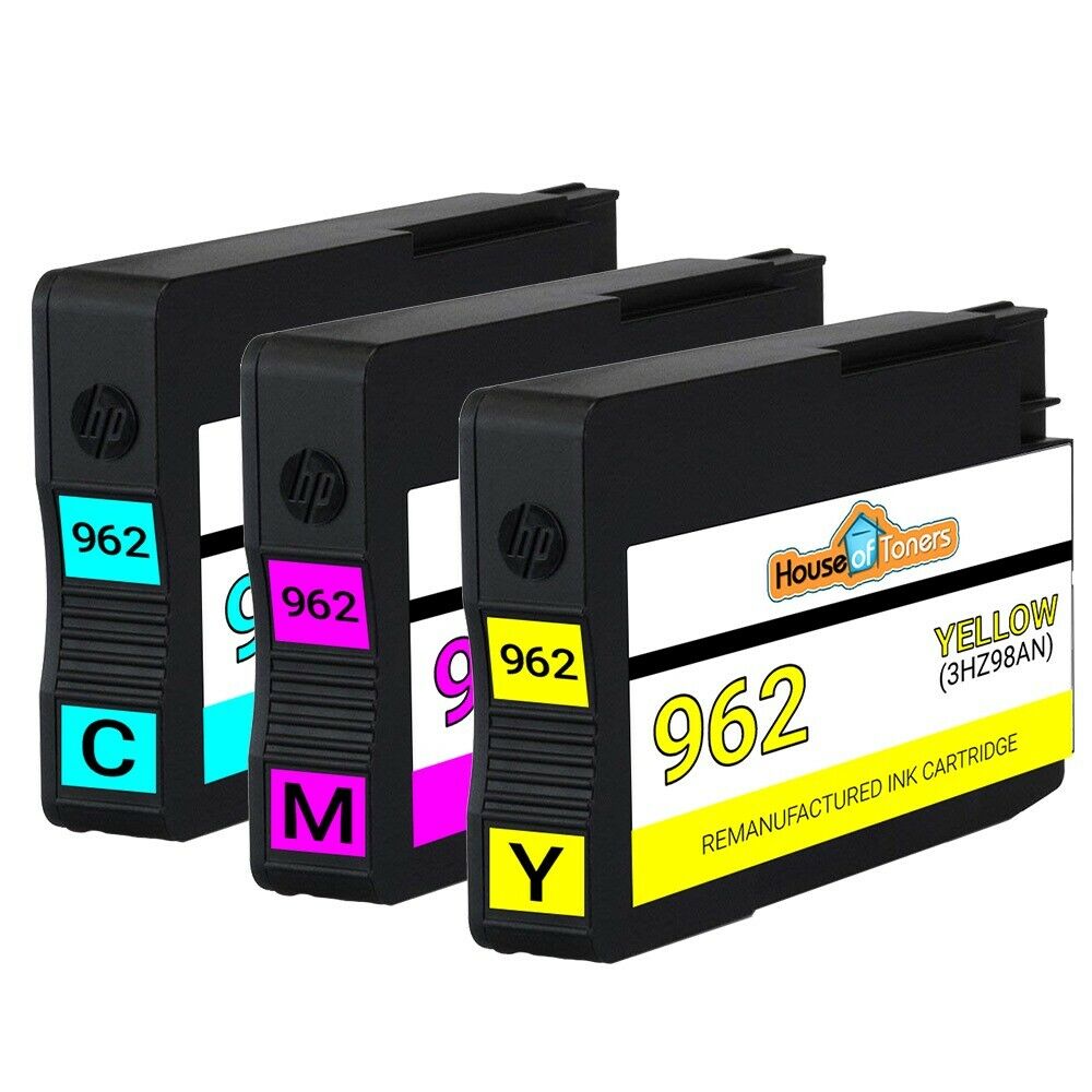 Replacement 962XL Black 962 CMY Ink for HP Officejet Pro 9020 9025 All-in-One