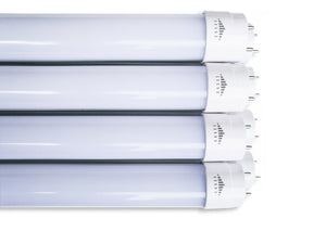 10PC 75W Equivalent Dual-End LESON 4ft G13 Milky Natural White LED T8 Tube Light