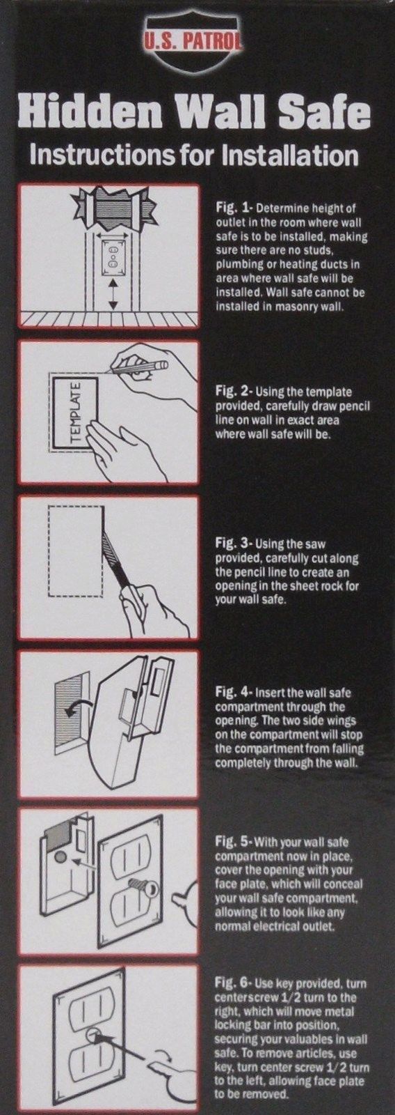 Outlet Keys Hidden Wall Safe Security Electrical Outlet Keys Vault Secret Hide Val ...